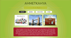 Desktop Screenshot of ahmetkahya.com