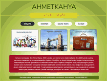 Tablet Screenshot of ahmetkahya.com